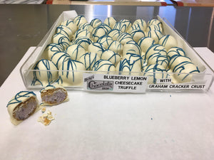 Blueberry Lemon Cheesecake Truffles