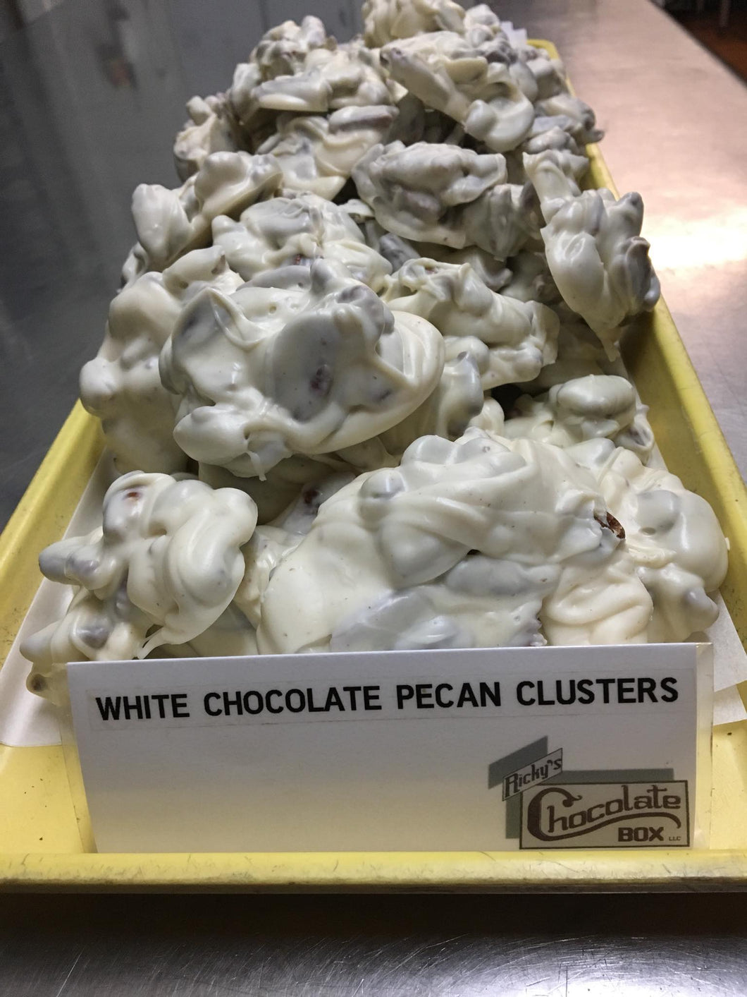 Pecan Clusters, White Chocolate